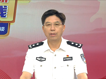 時任岳陽市人民政府副市長、市公安局局長、市禁毒委副主任唐文發(fā)接受禁毒訪談