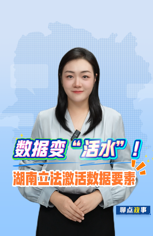 數據變“活水”！湖南立法激活數據要素